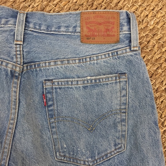 🦋LEVIS 501 CT Stacked Patch Denim - Picture 5 of 7